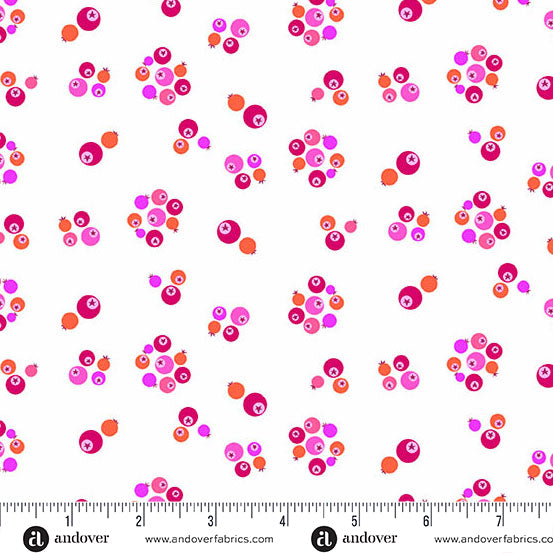 || PRE-ORDER || Bleubs in Pink from Perfect Day by Libs Elliott for Andover Fabrics