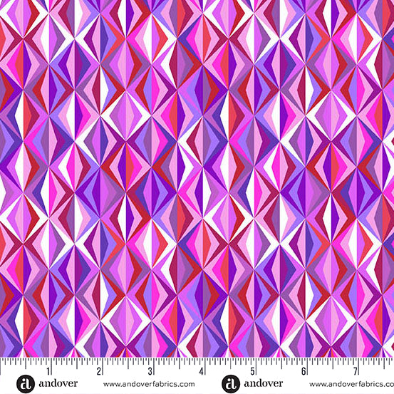 || PRE-ORDER || Prism in Purple from Perfect Day by Libs Elliott for Andover Fabrics