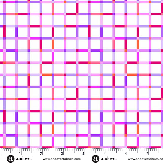 || PRE-ORDER || Piknik Plaid in Purple from Perfect Day by Libs Elliott for Andover Fabrics