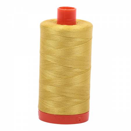 Aurifil Thread - Cotton Thread Solid 50wt -  Gold Yellow - 5015, Thread, Aurifil, [variant_title] - Mad About Patchwork