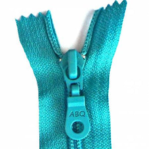 Bag Zipper in Peacock Blue