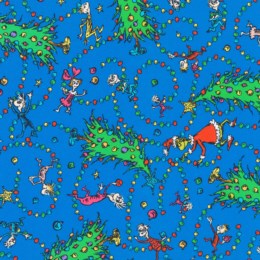 Rocking Around the Christmas Tree in Blue for How the Grinch Stole Christmas