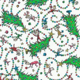 Rocking Around the Christmas Tree in White for How the Grinch Stole Christmas