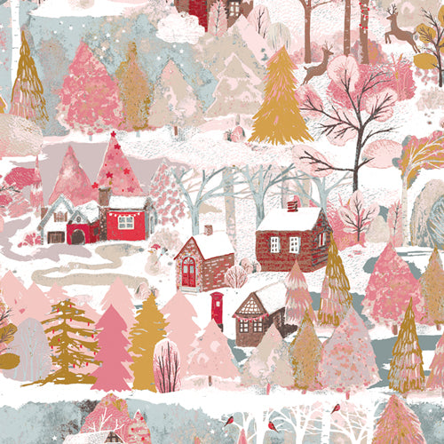 Christmas Village from Adventale by Katarina Roccella for Art Gallery Fabrics