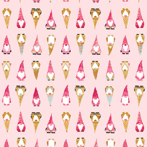 Playful Gnomes in Sweet from Adventale by Katarina Roccella for Art Gallery Fabrics