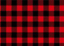 Red Black Check FLANNEL - Holid'EH season for Robert Kaufman