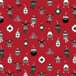 Critter Ornaments in Cardinal - Holid'EH season for Robert Kaufman