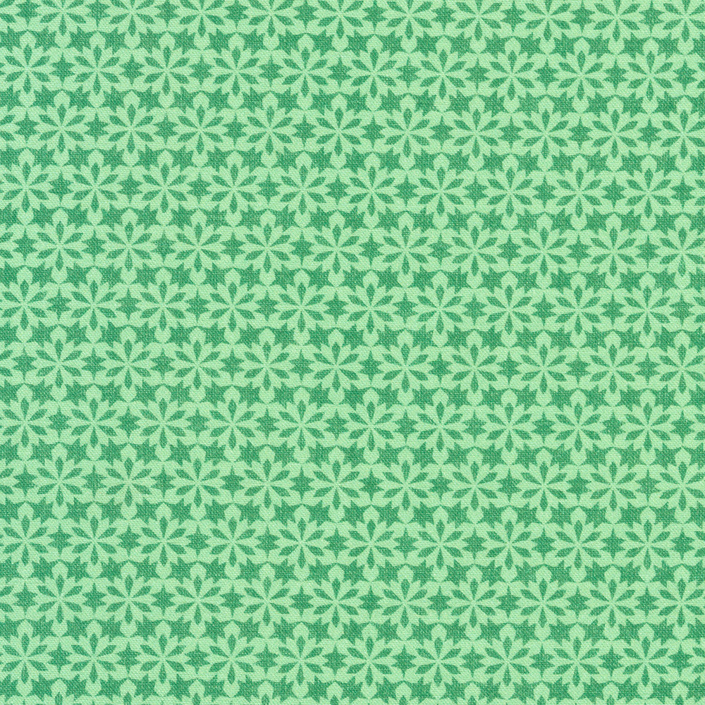 Starburst in Meadow from Festive Fauna by Lynn Horrabin for Robert Kaufman Fabrics