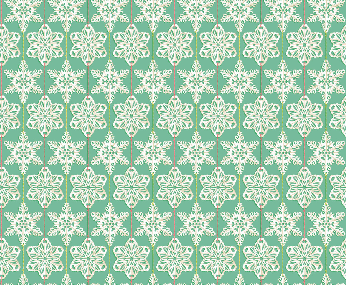 Paperflakes in Country from Cozy Christmas by Anna Maria Textiles