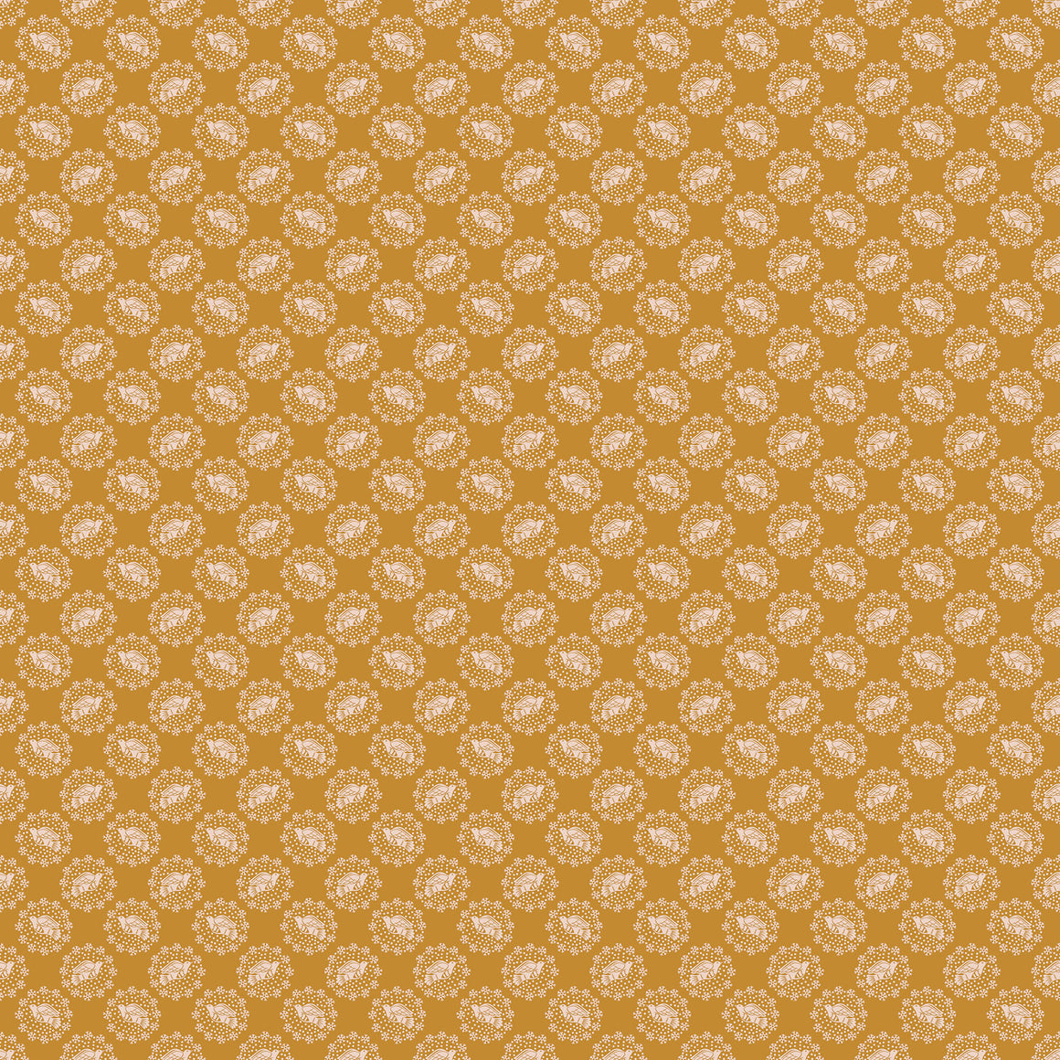 Peaceful in Honey from Cozy Christmas by Anna Maria Textiles