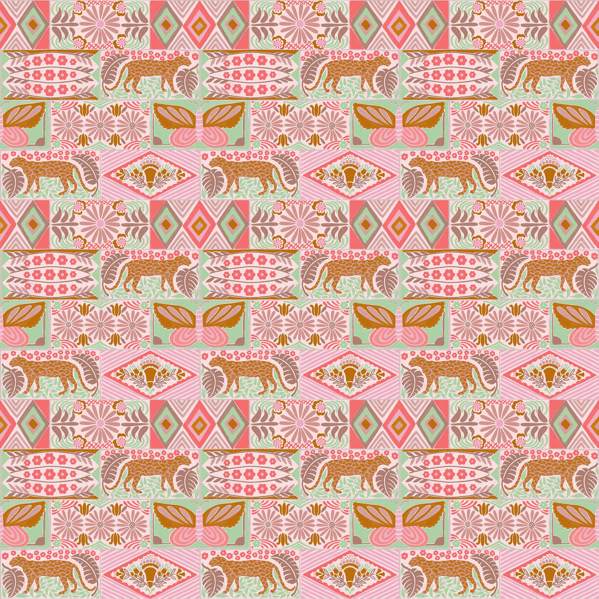 Bricklayer in Sand from Rhapsody by Anna Maria Parry, Designer Fabric