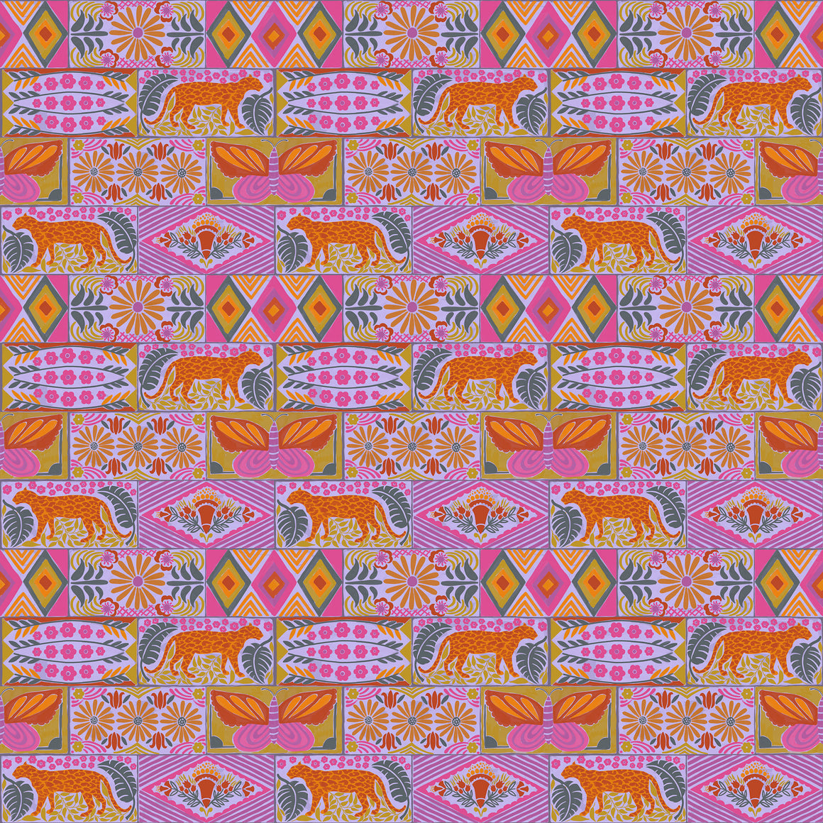 Bricklayer in Haze from Rhapsody by Anna Maria Parry, Designer Fabric