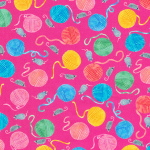 Yarn in Fuchsia from Whisker Wonderland by Subhashini Narayanan