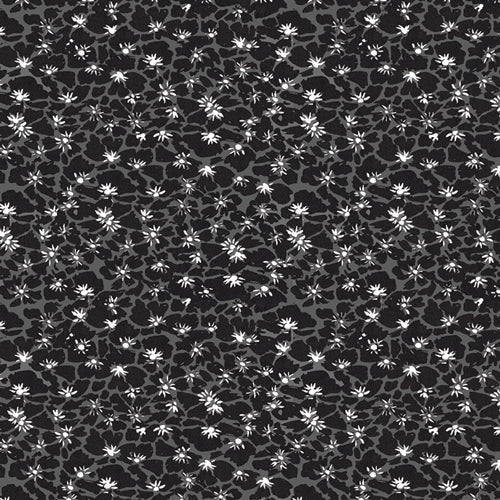 Efflorescent Blanket Coal - for Abstrart for Art Gallery Fabrics
