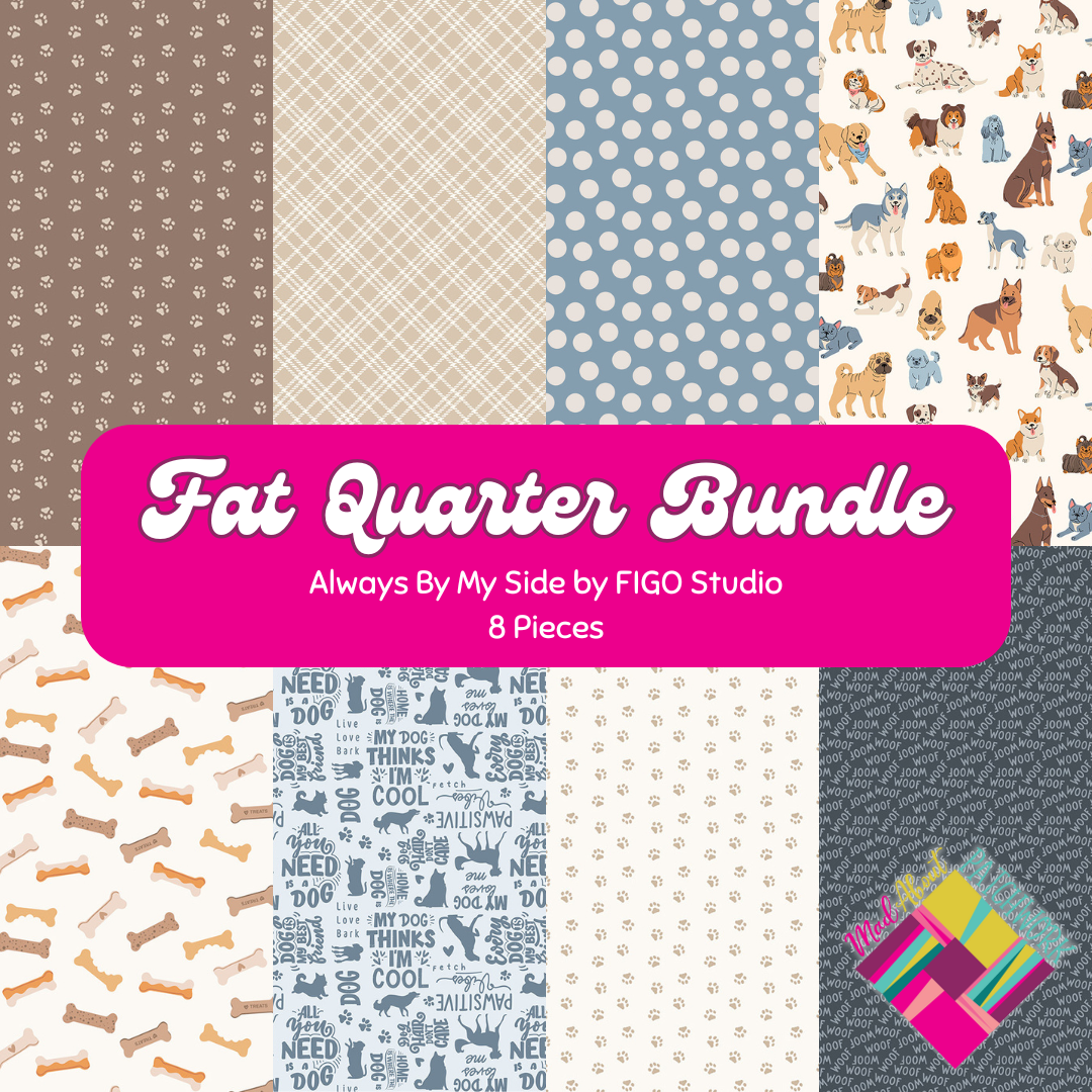 Always By My Side Fat Quarter Bundle (8 FQs), Designer Bundle
