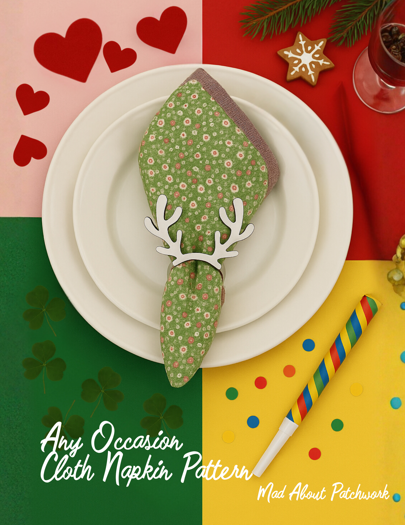 The Any Occasion Napkin - Paper Pattern