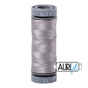 Aurifil Cotton Thread — Stainless Steel 2620 — Small 28wt