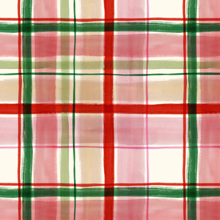 Christmas Tartan in Red from Merry Happy Christmas by bluebellgray for Lewis & Irene