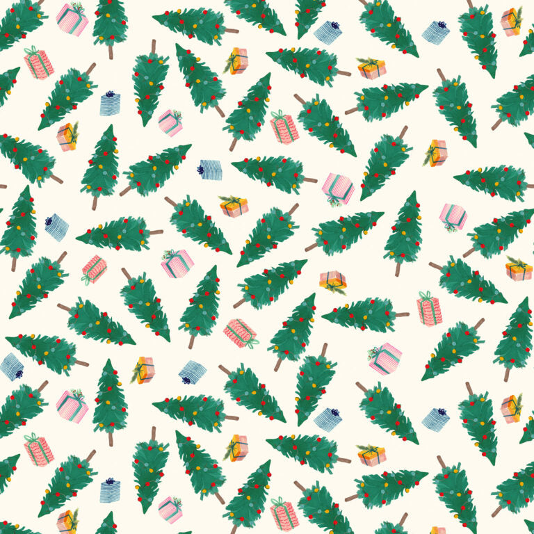 Christmas Tree in Winter White from Merry Happy Christmas by bluebellgray for Lewis & Irene