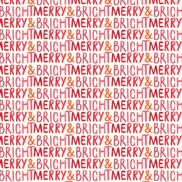 Merry & Bright in Candy from Merry Happy Christmas by bluebellgray for Lewis & Irene