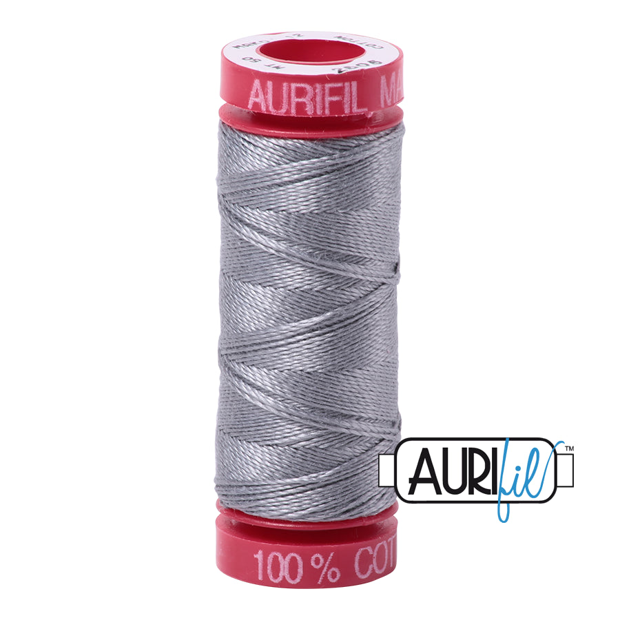 Aurifil Cotton Thread — Grey 2605 —  Small 12wt