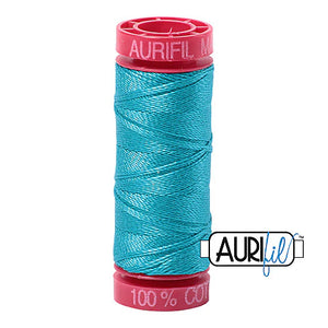 Aurifil Cotton Thread — Turquoise 2810 — Small 12wt