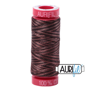 Aurifil Cotton Thread — Mocha Mousse (Variegated) 4671 — Small 12wt