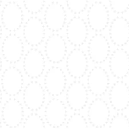 White Star Ovals 3 Inch repeat fr Bright Side for Blank Quilting