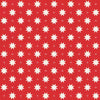 Red Eight Point Star and Check 1 Inch repeat for Bright Side for Blank Quilting