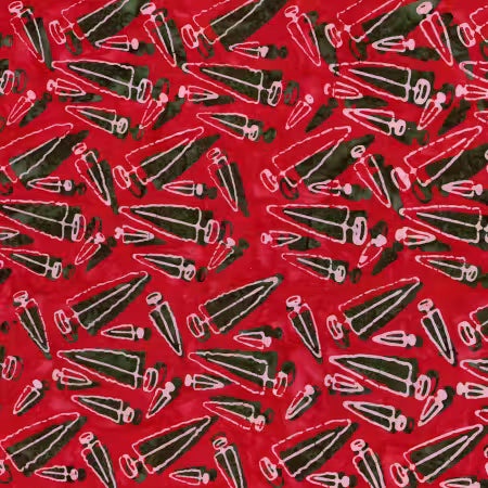 Holiday Happiness - Christmas trees in Sassy for Riley Blake Design, Designer Fabric