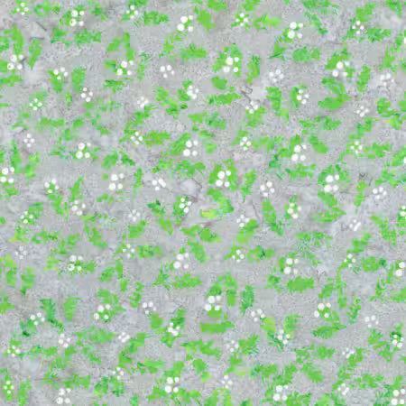 Holiday Happiness - Holly in Cement for Riley Blake Design, Designer Fabric