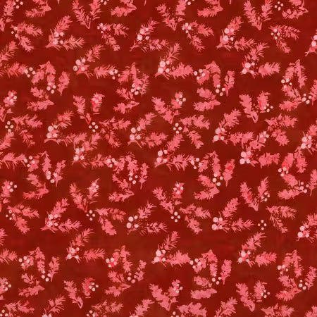 Holiday Happiness - Holly in Romantically Involved for Riley Blake Design, Designer Fabric
