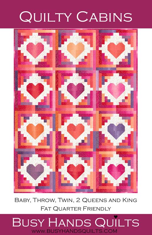 Quilty Cabins quilt pattern