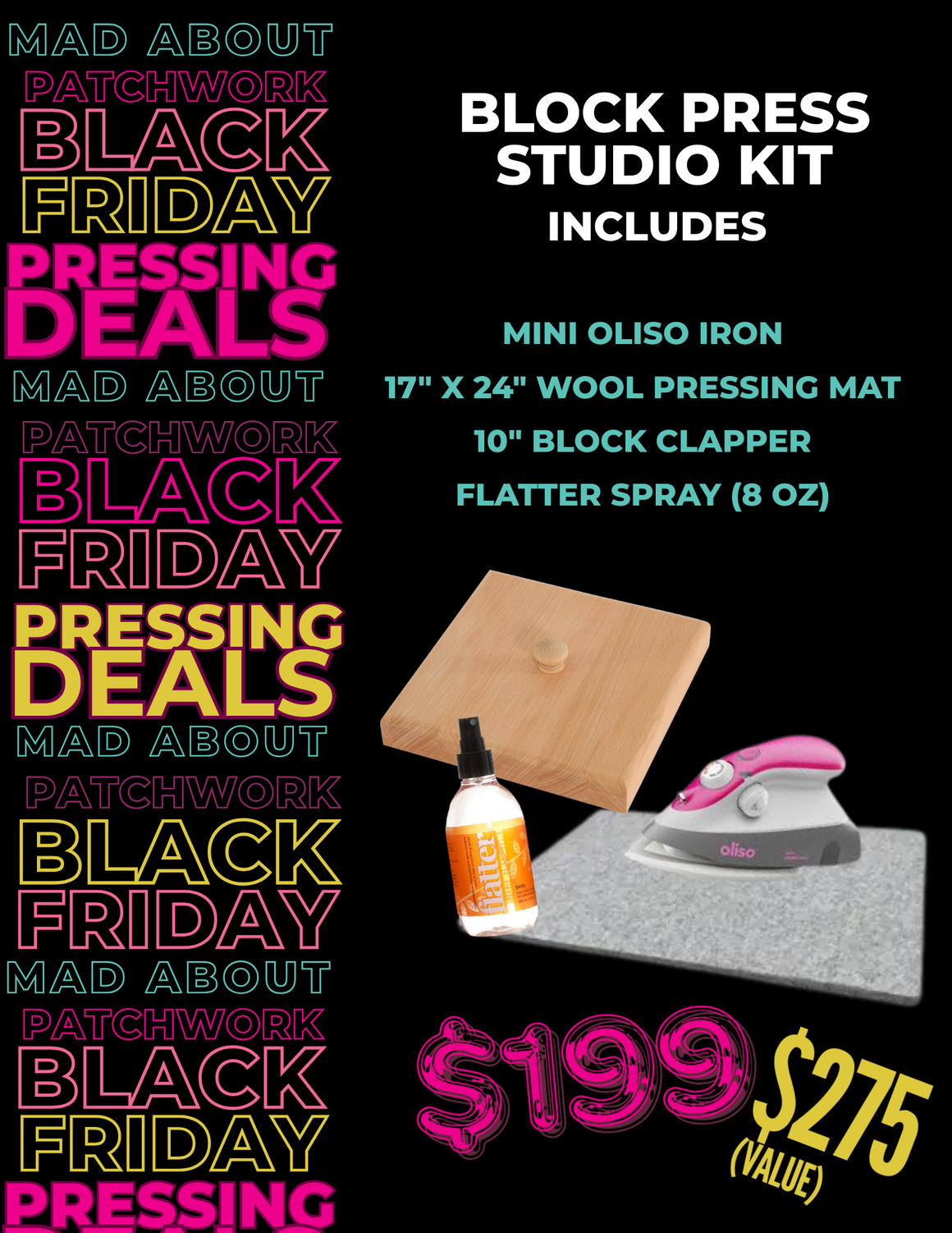 Black Friday Pressing Deals - Block Press Studio Kit