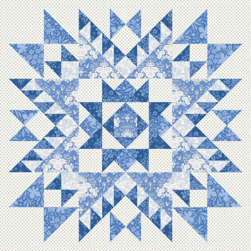 || Pre-Order || Exclusive KIt - Blue North - Featuring Tilda Something Blue Fabric