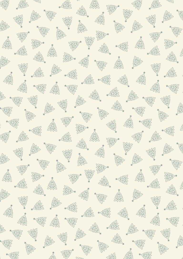 Celtic Trees in Cream from Celtic Christmas by Lewis & Irene