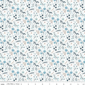 Floral in White from Winter Magic by Dani Mogstad from Riley Blake Designs