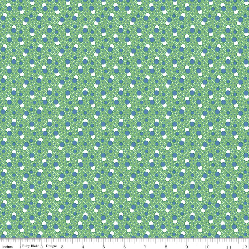 Dots in Green from Traditional 30's by Lindsay Wilkes for Riley Blake Designs