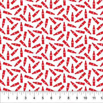 Coca-Cola ® Polar Winter in white - 60" for Northcott