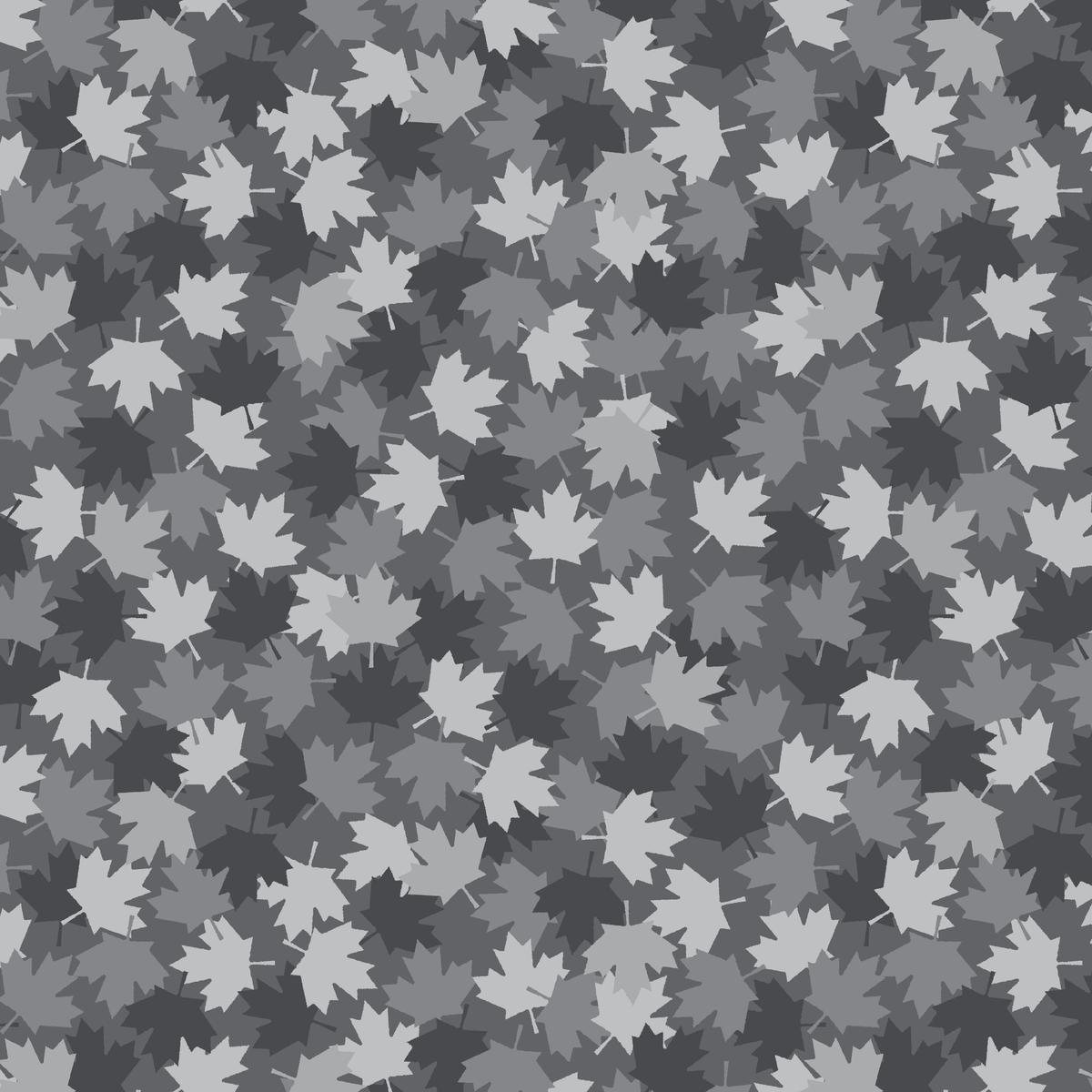 Canadian Maple Leaf - Grey