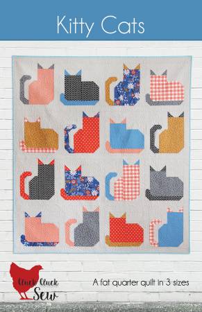 itty Cats a Quilt Pattern by Cluck Cluck Sew