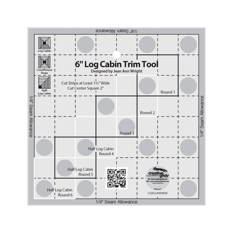 Creative Grids 6in Log Cabin Trim Tool