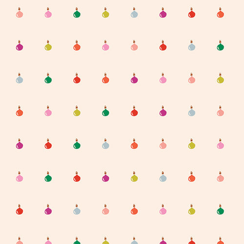 Ornament March from Christmas in Color by AGF Studio for Art Gallery Fabrics, Designer Fabric