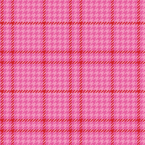 Holiday Check in Sugarplum from Christmas in Color by AGF Studio for Art Gallery Fabrics, Designer Fabric