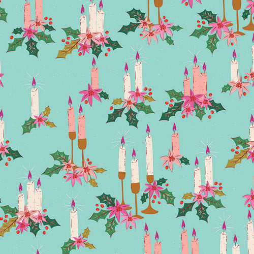 Holiday Glow from Christmas in Color by AGF Studio for Art Gallery Fabrics, Designer Fabric