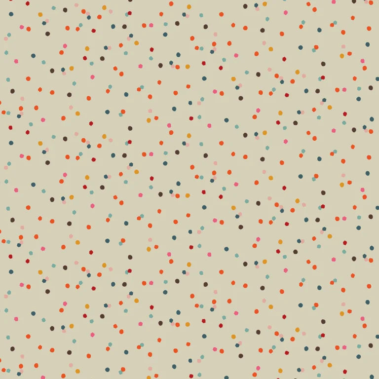 Confetti In Linen for Fine Folk by Helen Black by Thread & Ink Design Studio