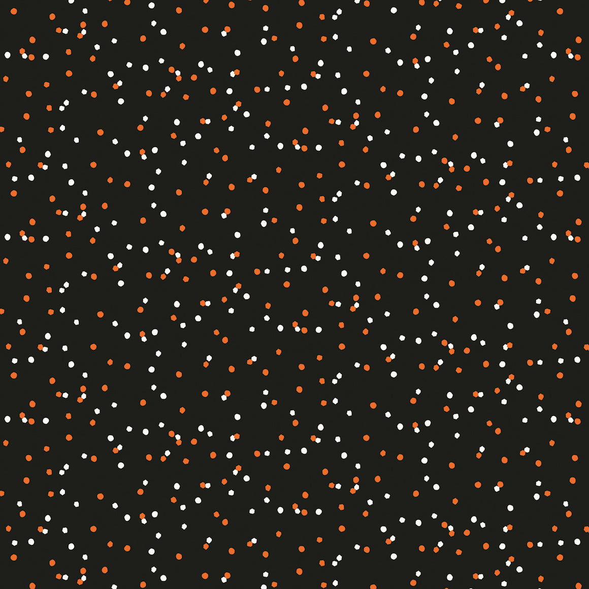 Confetti in Raven from Hocus Pocus by Thread & Ink Design Studio, Designer Fabric