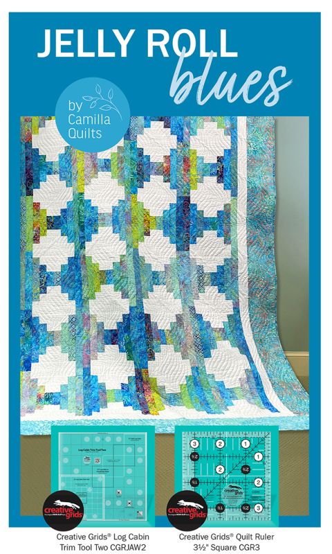 Jelly Roll Blues quilt pattern