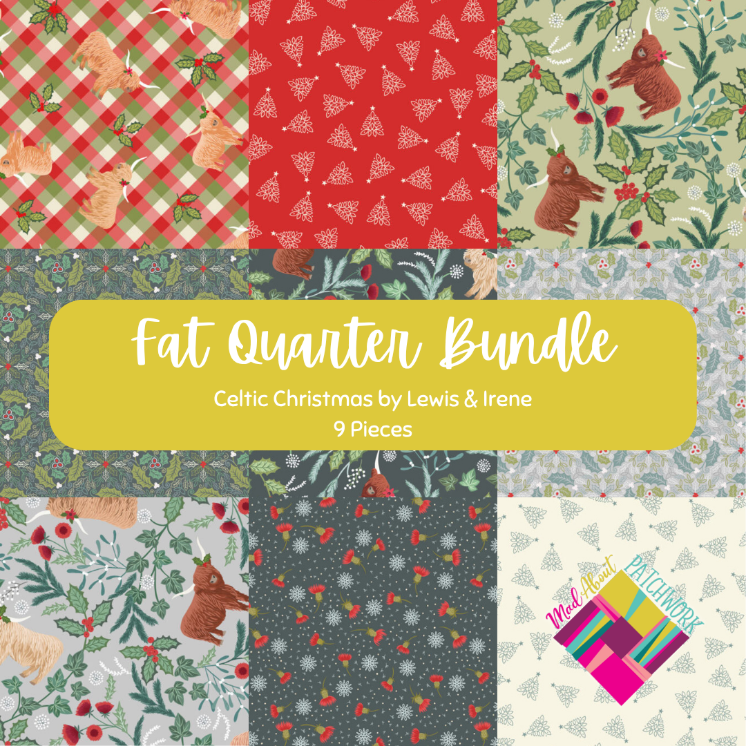 Celtic Christmas Fat Quarter Bundle (10FQs)