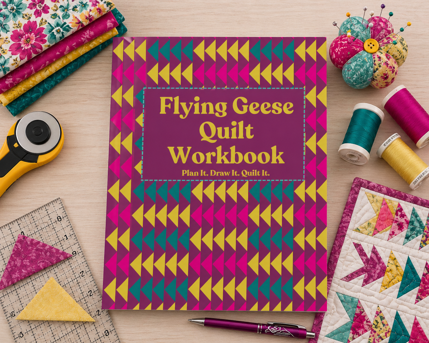 Flying Geese Design Workbook - Plan it, Draw it, Quilt it